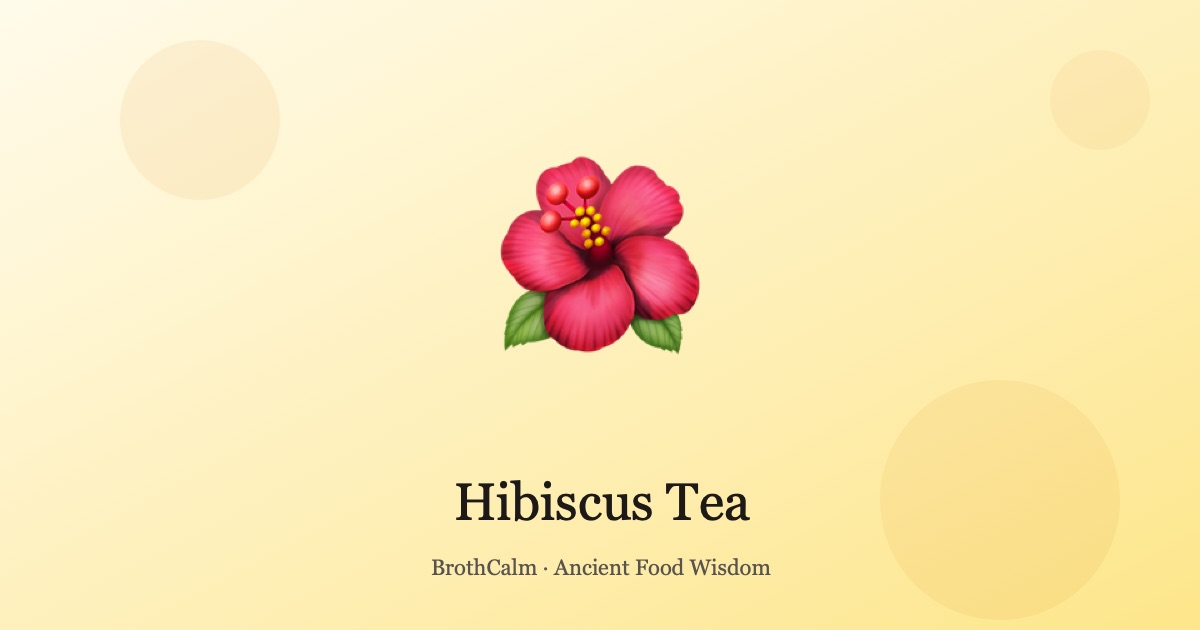 Hibiscus Tea — The Cooling Sour Brew in TCM Perspective